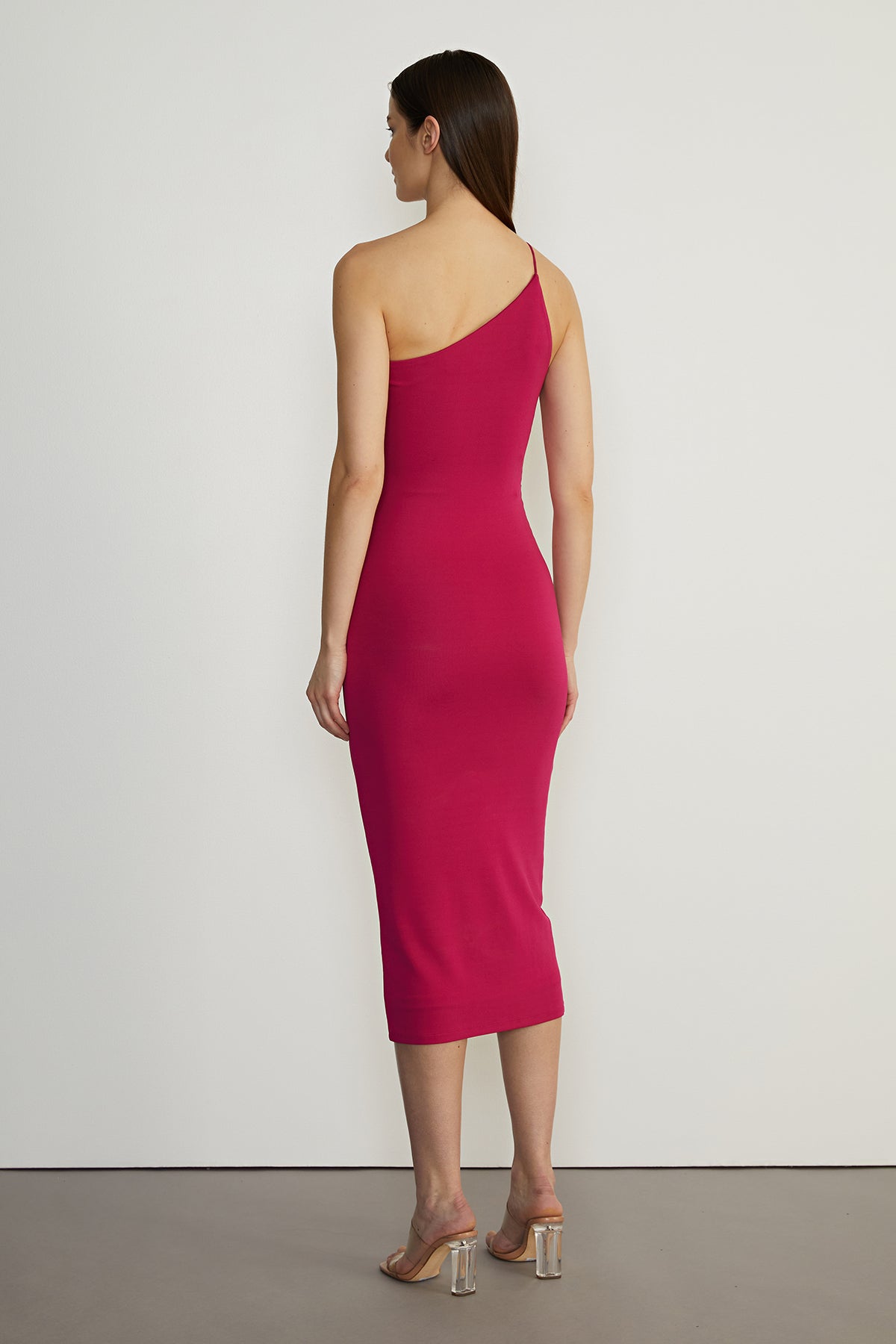 Womens Tiffany Dress The Population Tiffany Dress The Population Women's Tiffany Asymmetrical Bow Neckline Bodycon Midi Womens Tiffany Dress The Population Tiffany Dress The Population Women's Tiffany Asymmetrical Bow Neckline Bodycon Midi