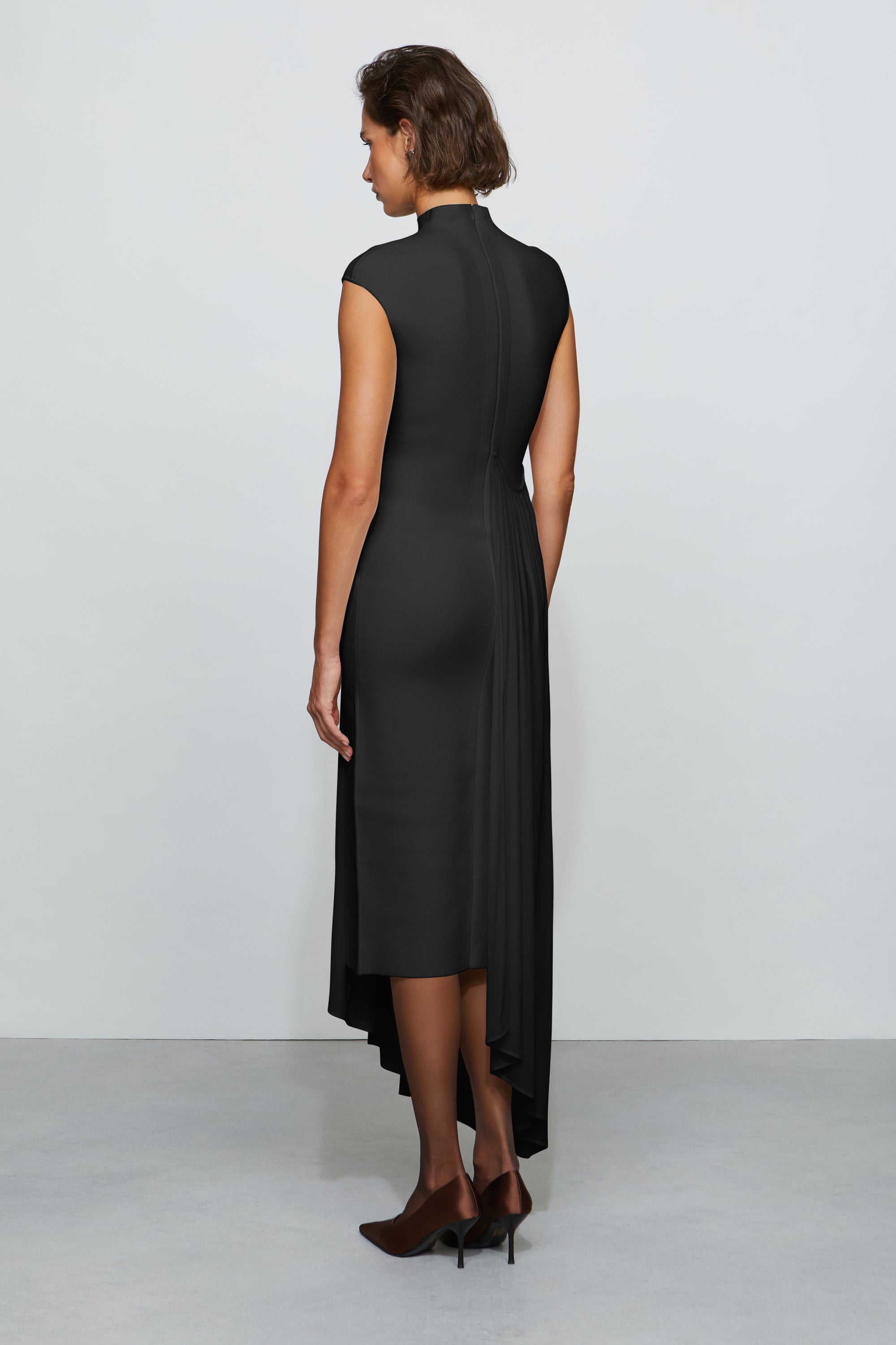 Francis Knit Combo Midi Dress