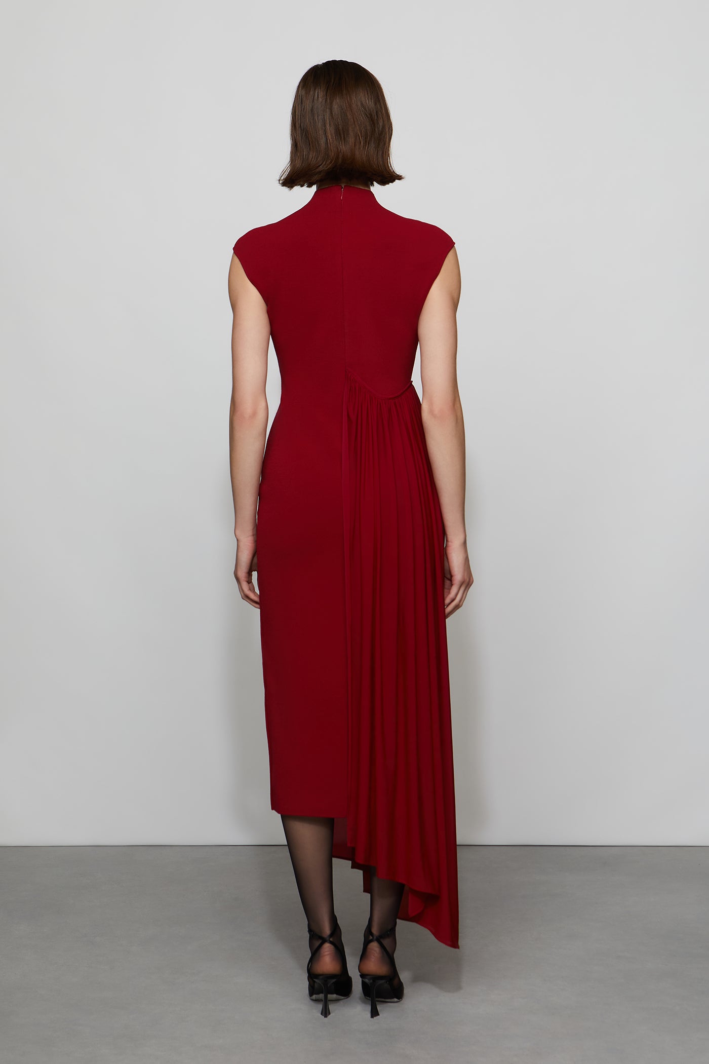 Francis Knit Combo Midi Dress XL / Lipstick Red