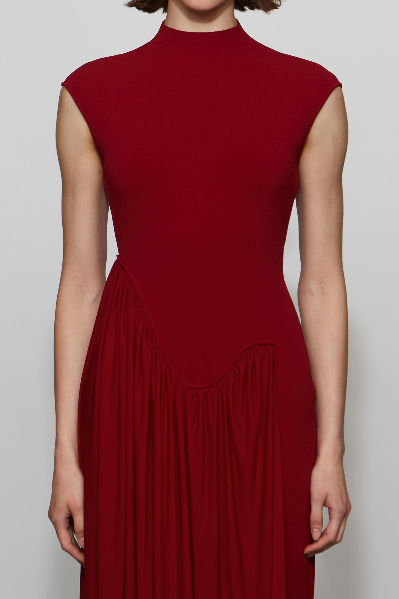 Francis Knit Combo Midi Dress