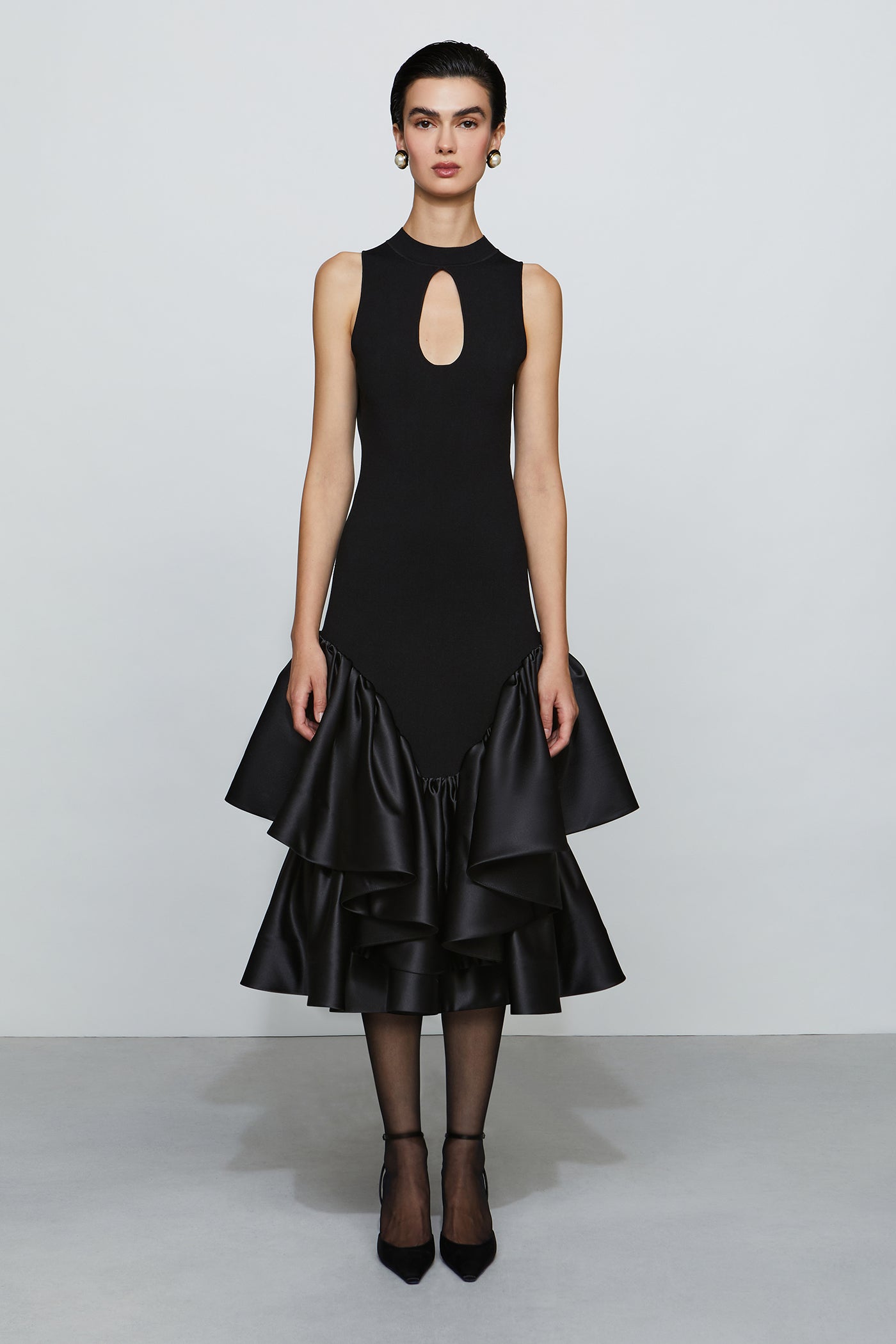 Antoinette Knit Combo Dress