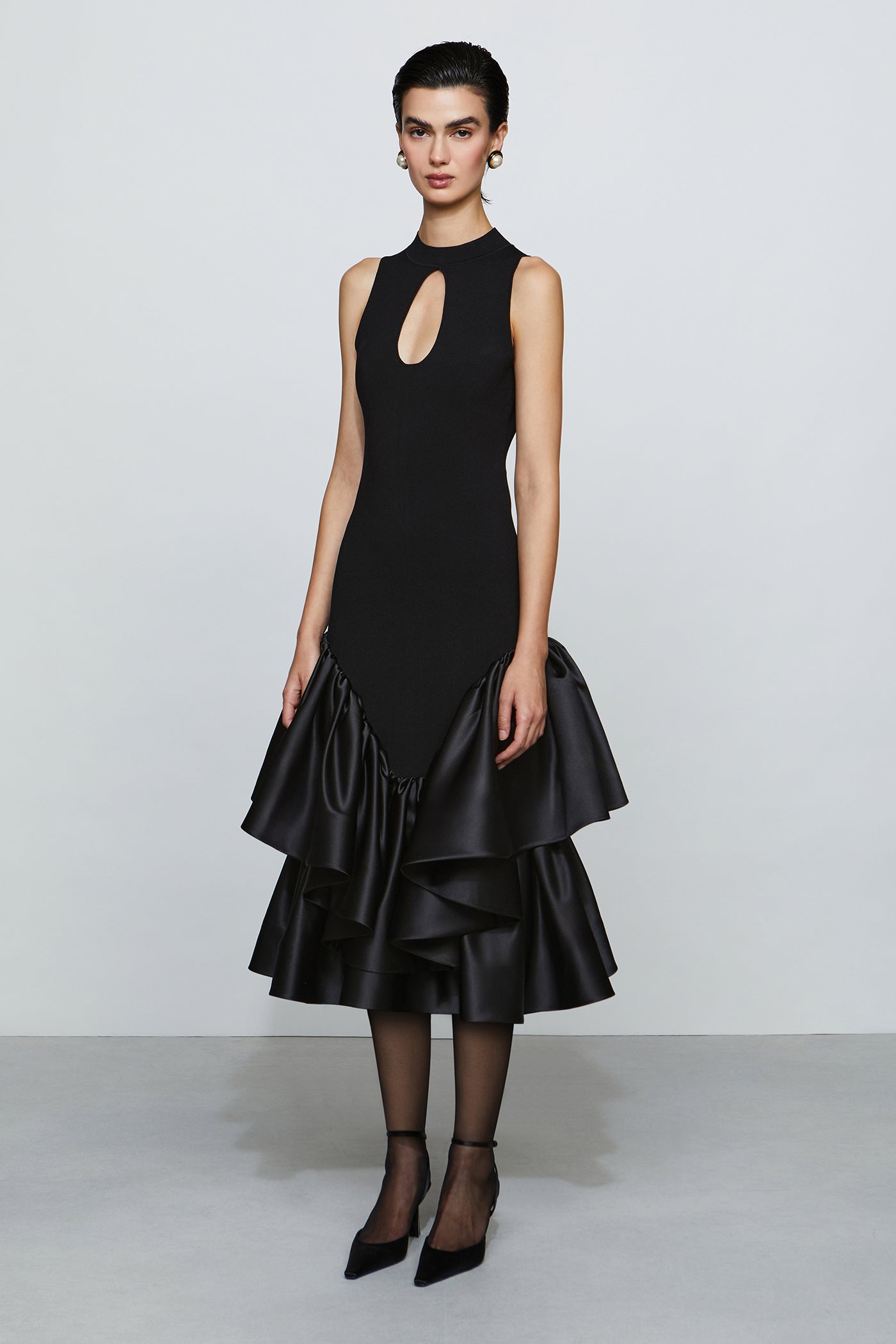 Antoinette Knit Combo Dress
