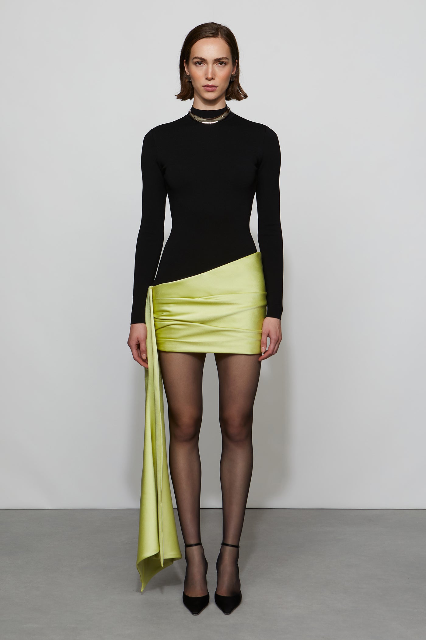 Simone Knit Combo Dress – ET OCHS
