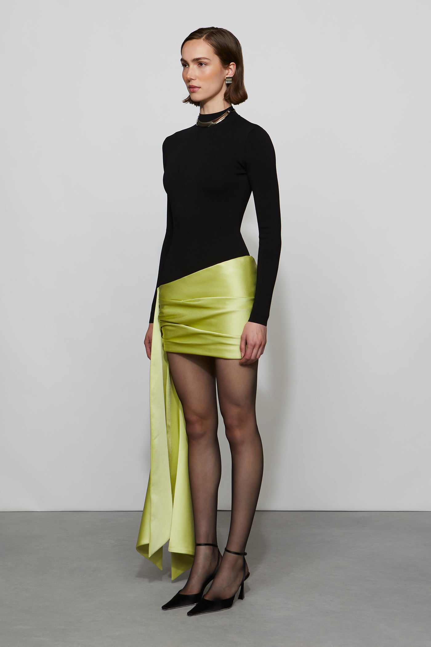 Simone Knit Combo Dress