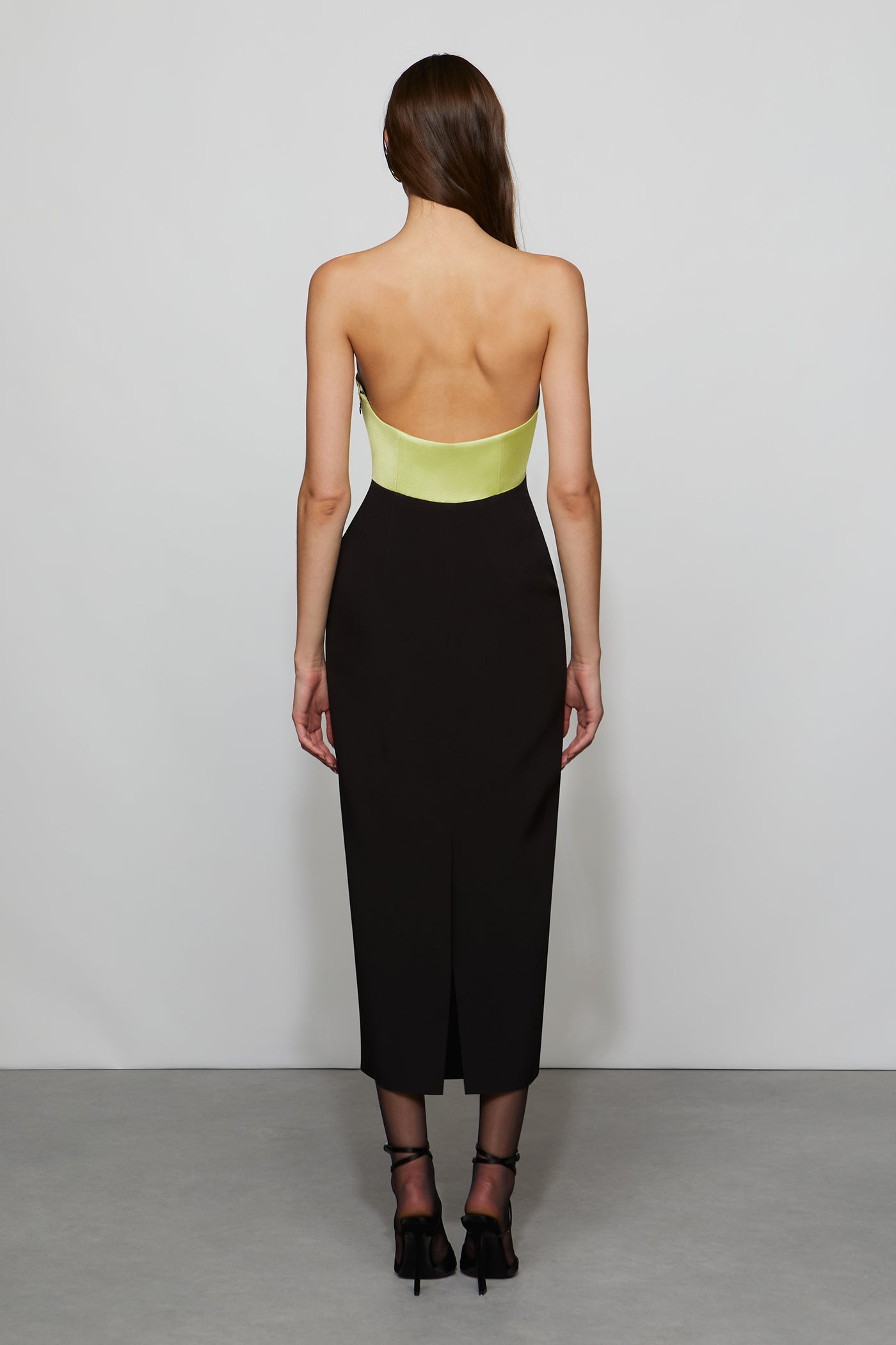 bridgette midi dress Bridgette Dress 10 / Black/Celery
