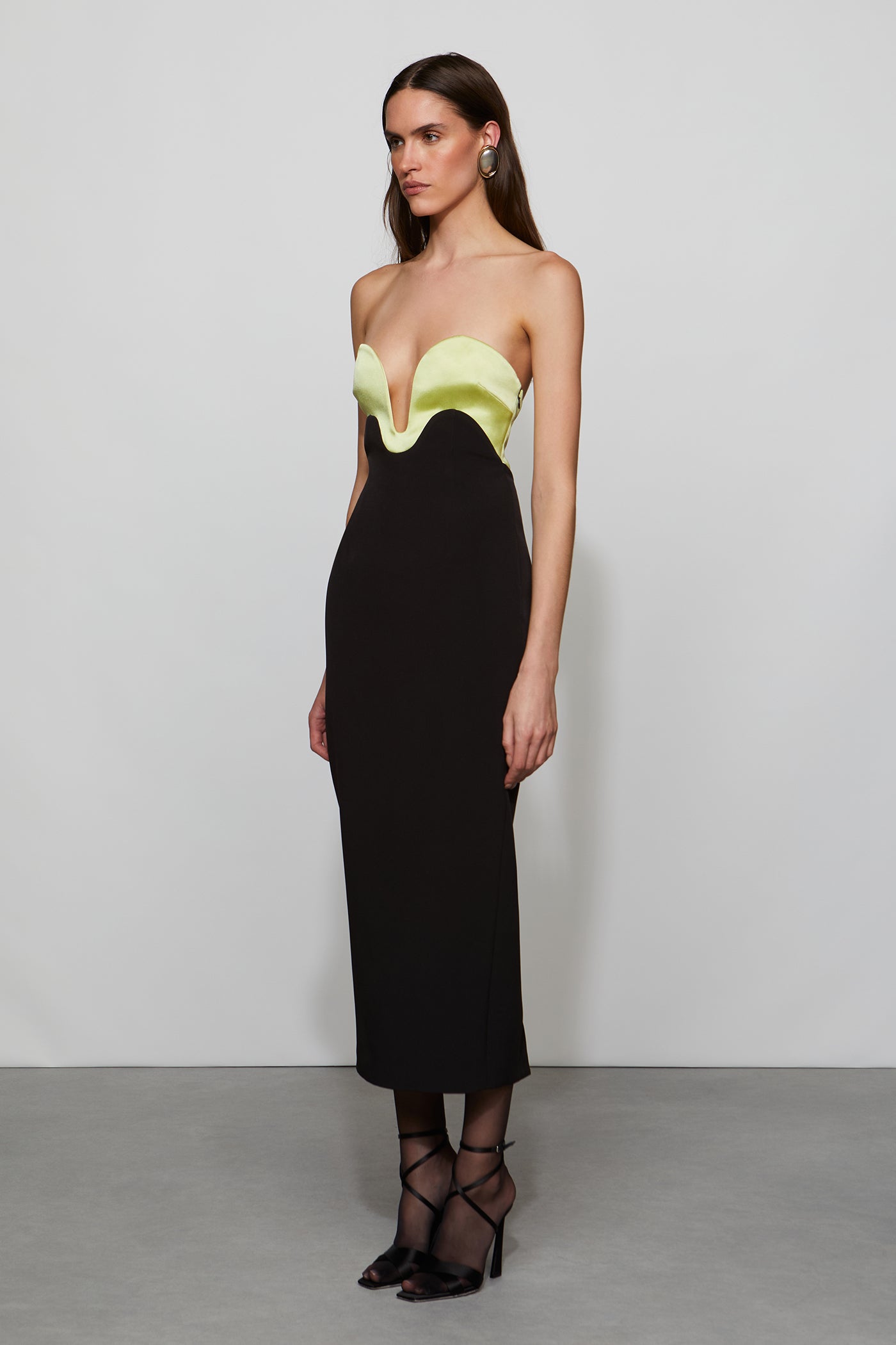 bridgette maxi dress Bridgette Dress 10 / Black/Celery