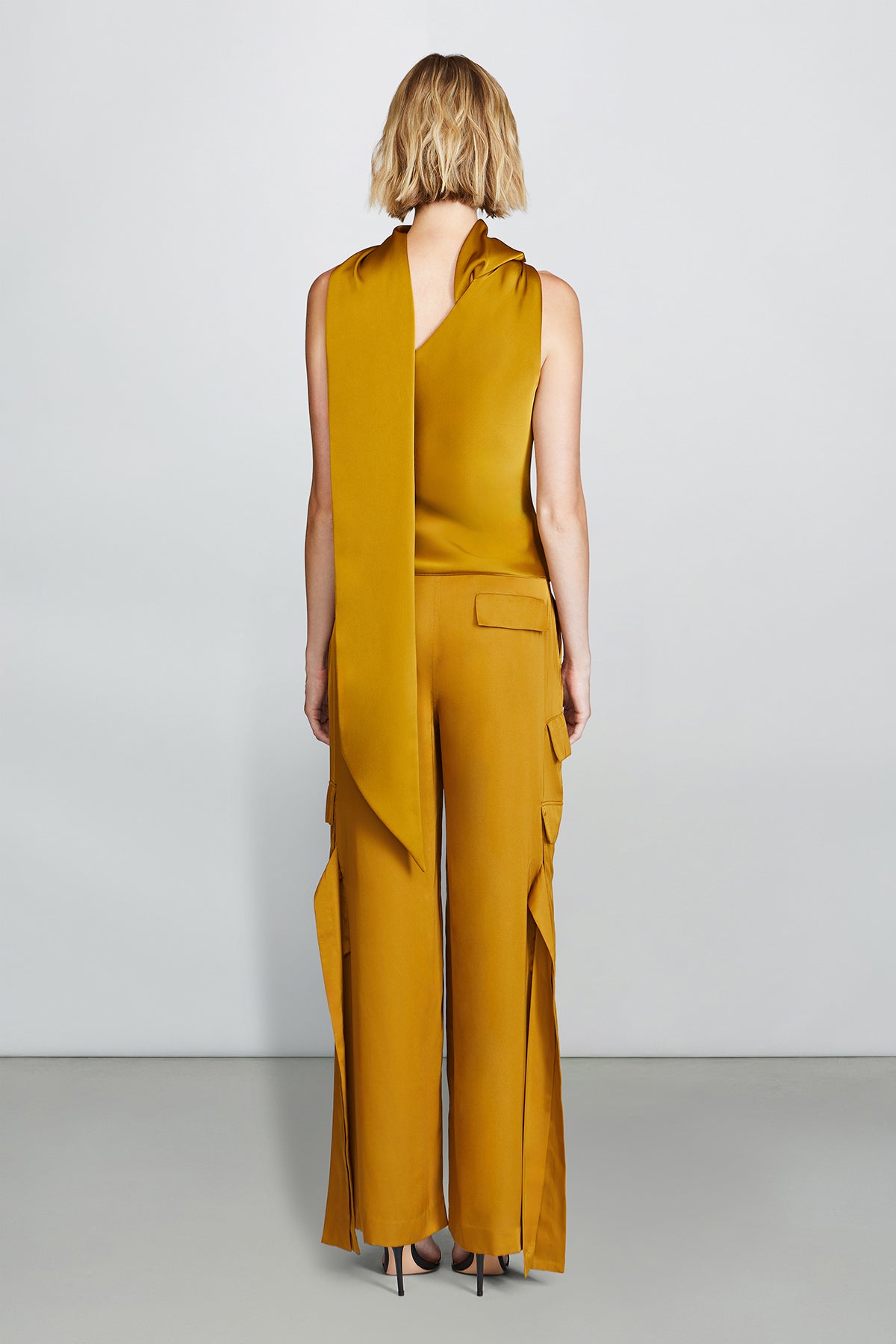 Isadora Halter Tie Neck Top