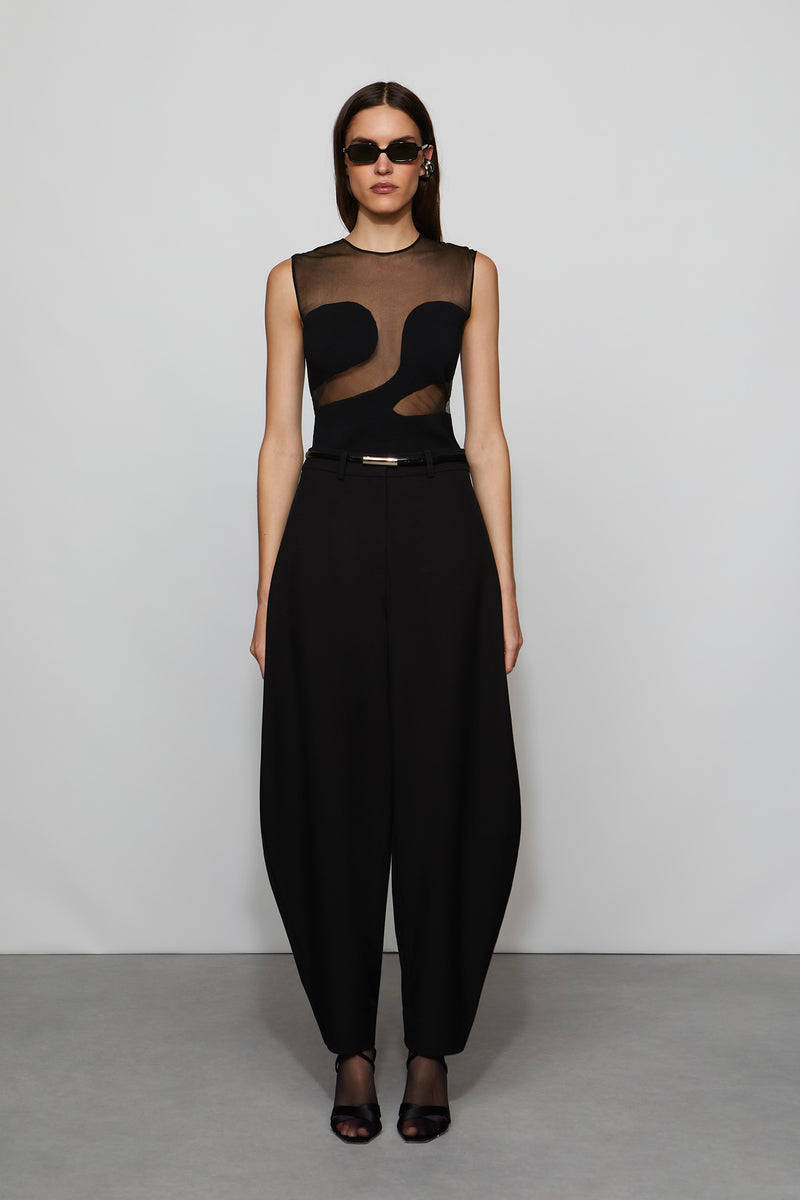 トップス andmary Sonique knit tops black andmary Sonique knit tops black