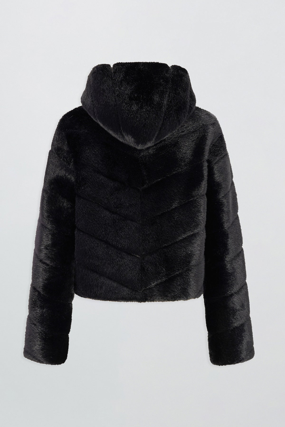 Fur-Free Mink Hooded Jacket