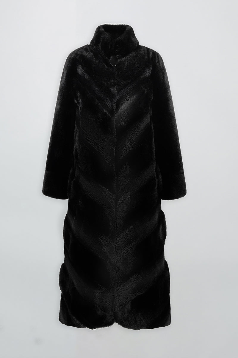  Majestic Mink ミンクベスト ブラック Black Mink Coat- Size M – VintageFurs