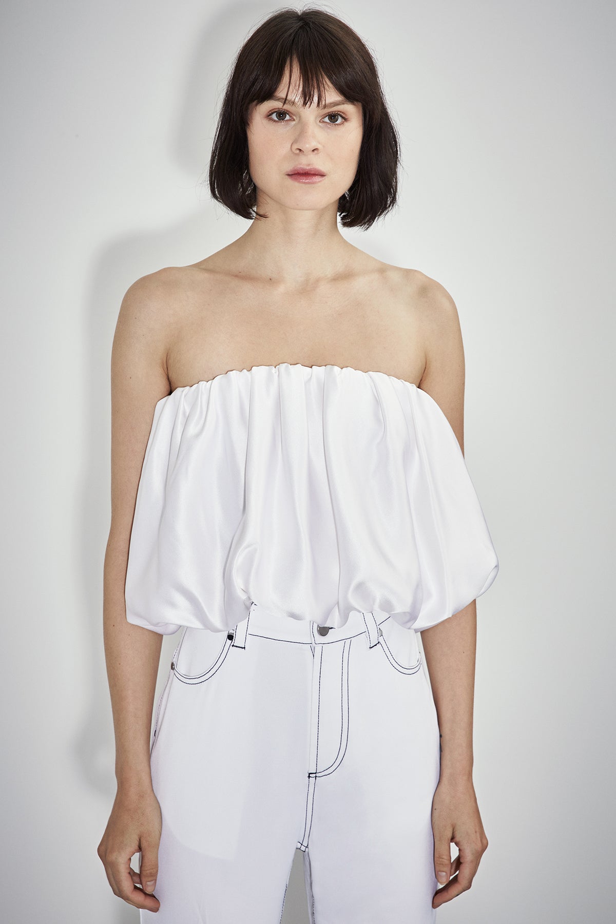 Michelle Scrunchie Crop Top