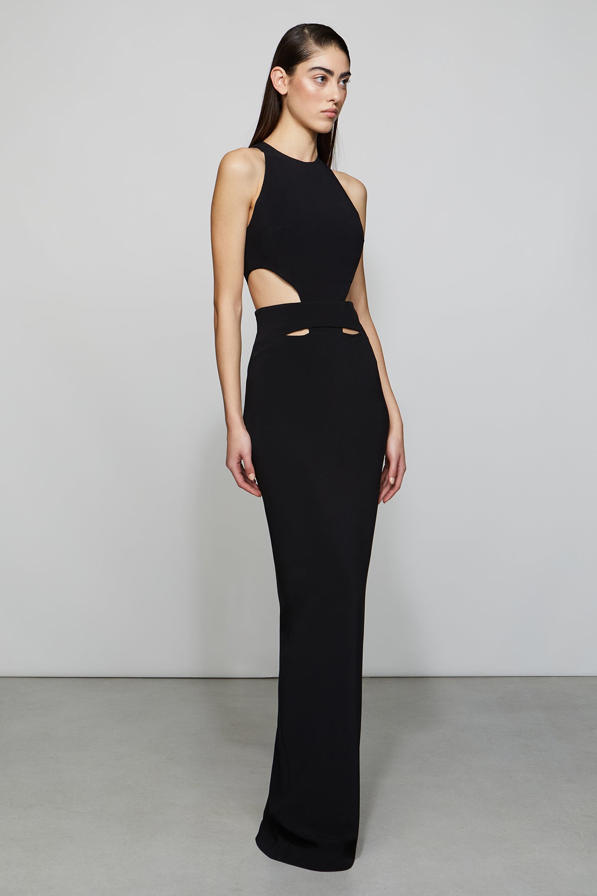 Naomi Halter Cut Out Gown