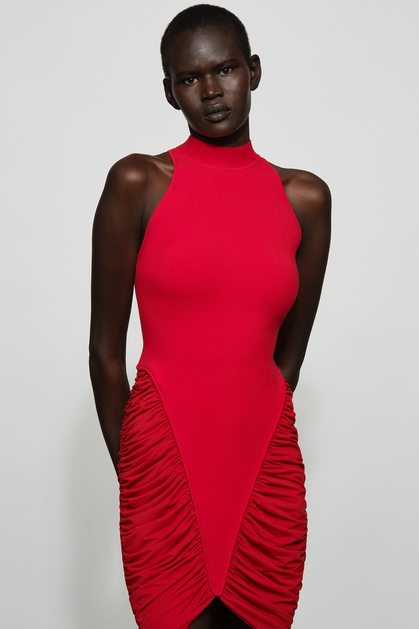 Atticus Knit Combo Mini Dress