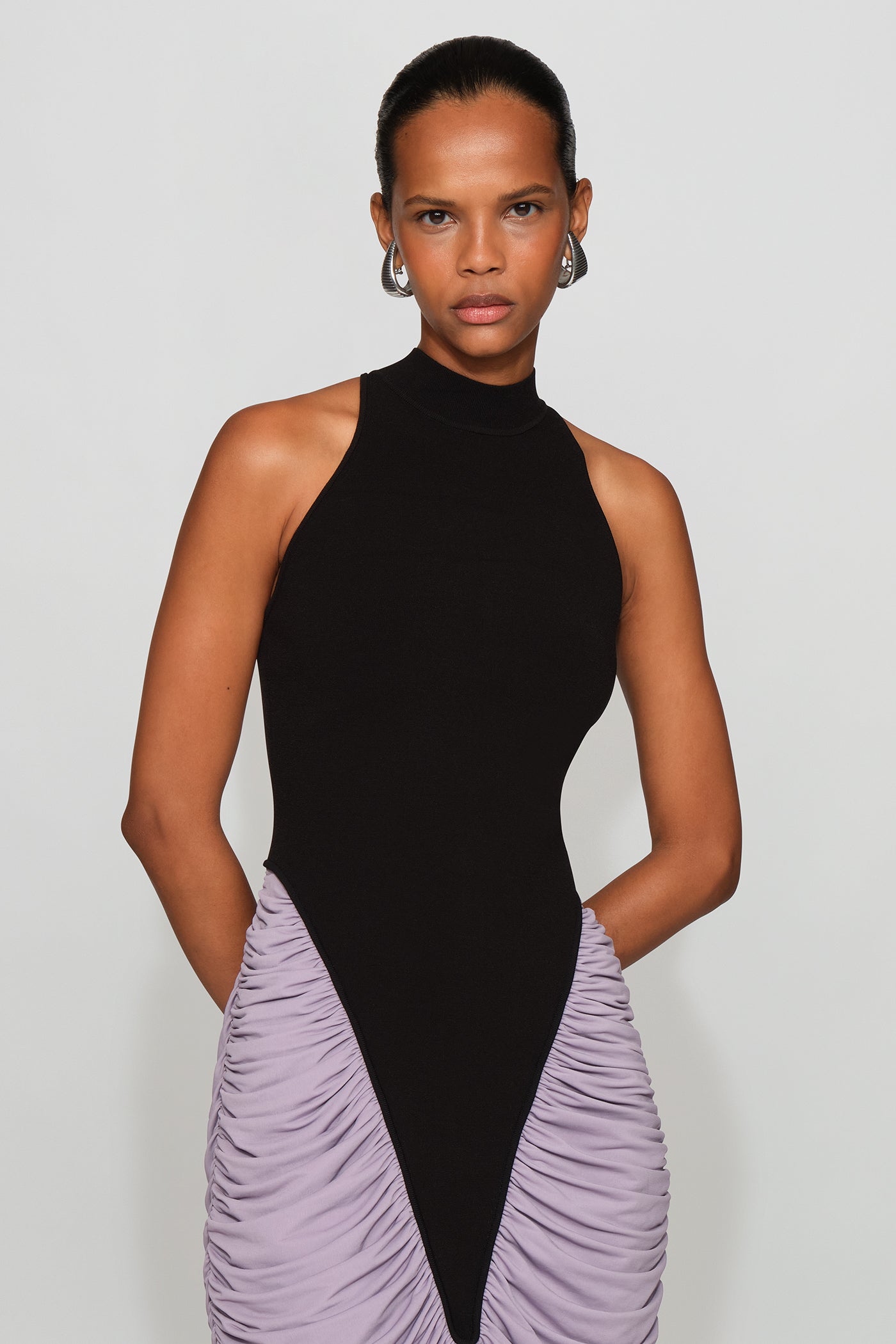 Atticus Knit Combo Mini Dress