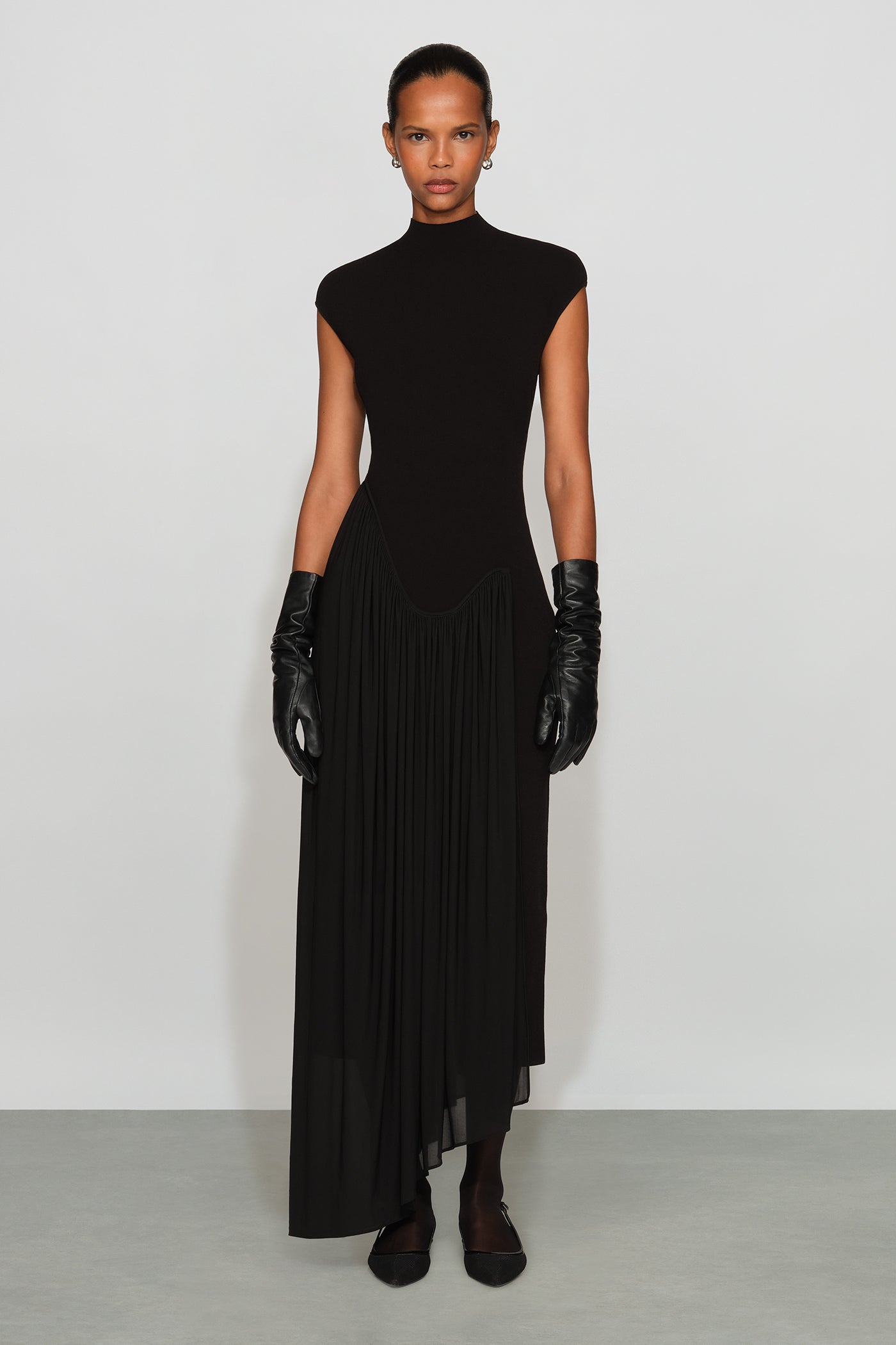 Francis Knit Combo Midi Dress
