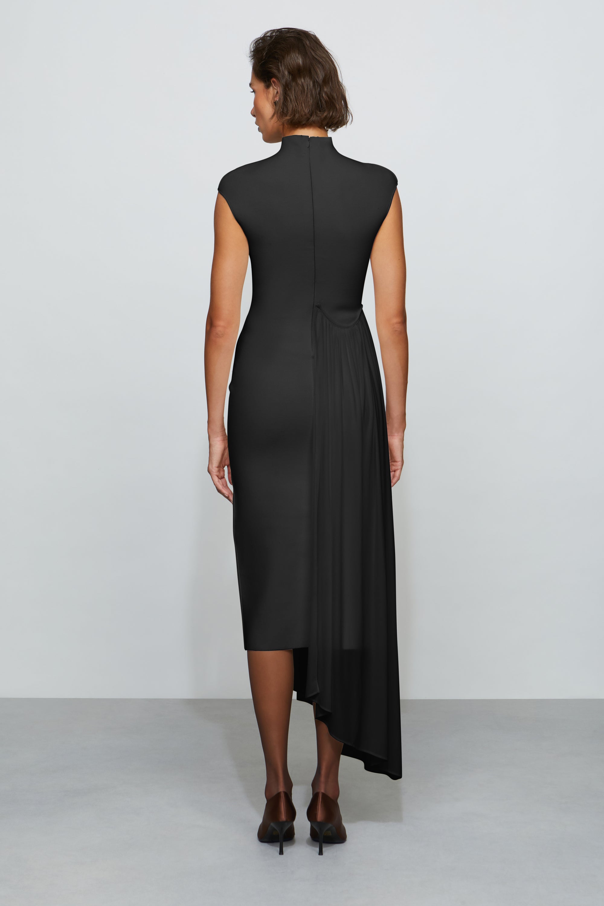 francis knit combo midi dress Francis Knit Combo Midi Dress ET OCHS