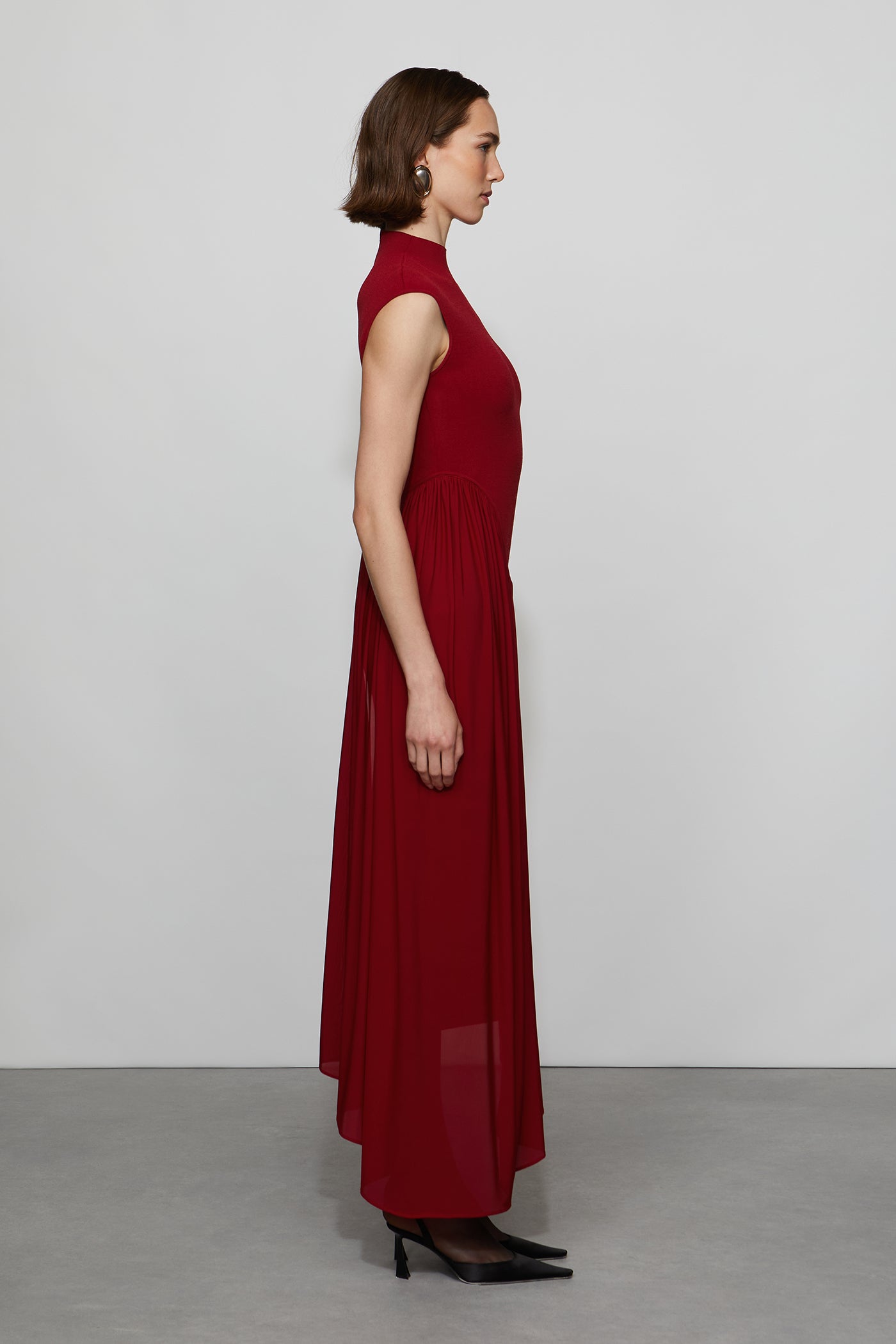 Francis Knit Combo Midi Dress