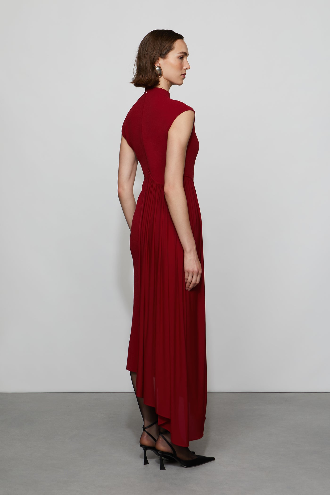 Francis Knit Combo Midi Dress XL / Lipstick Red