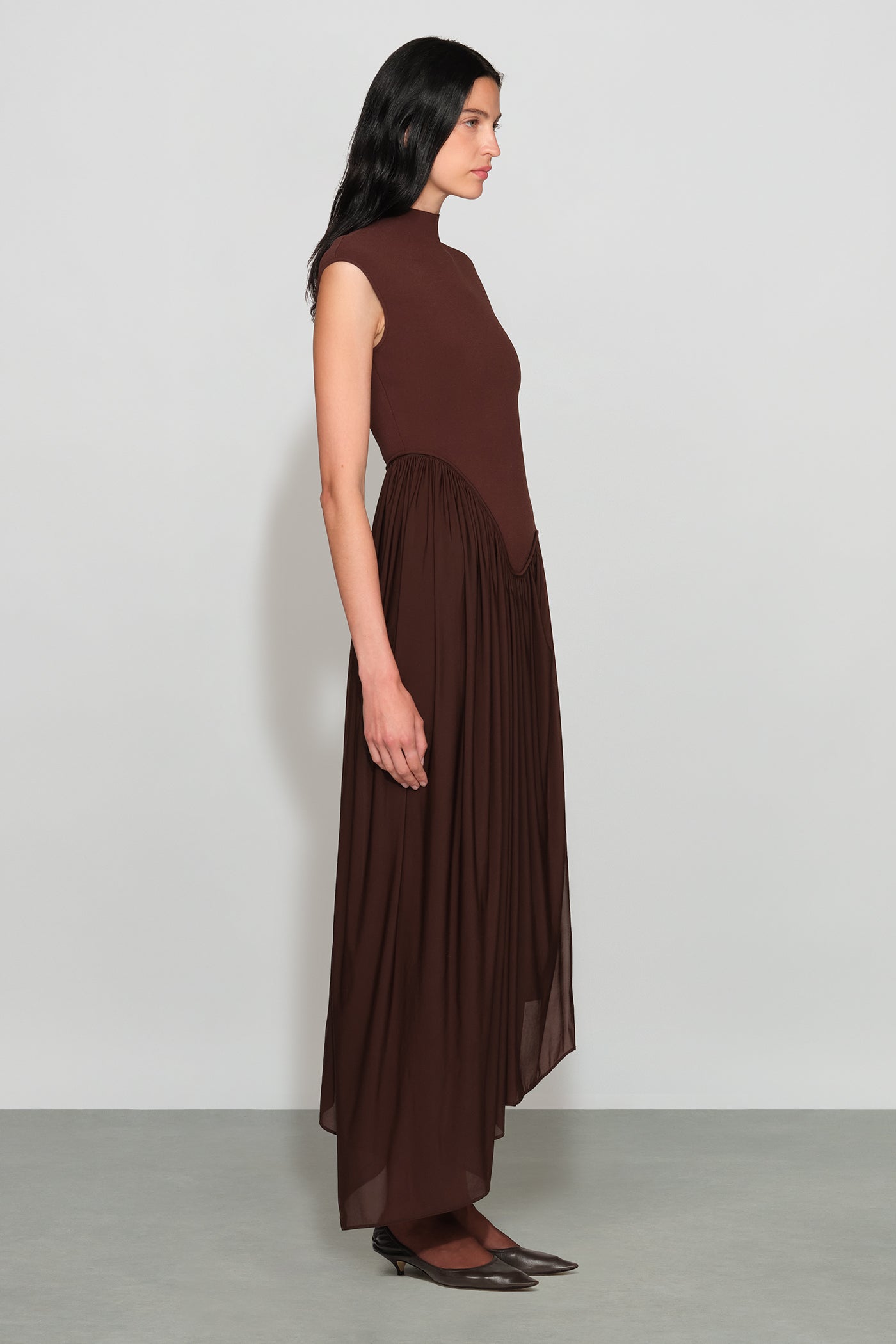 Francis Knit Combo Midi Dress