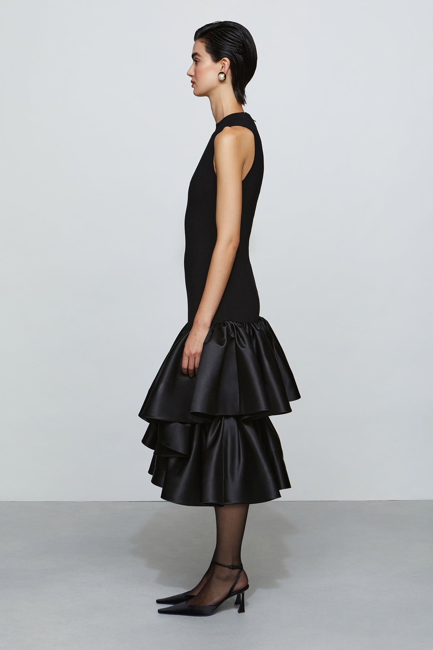 Antoinette Knit Combo Dress