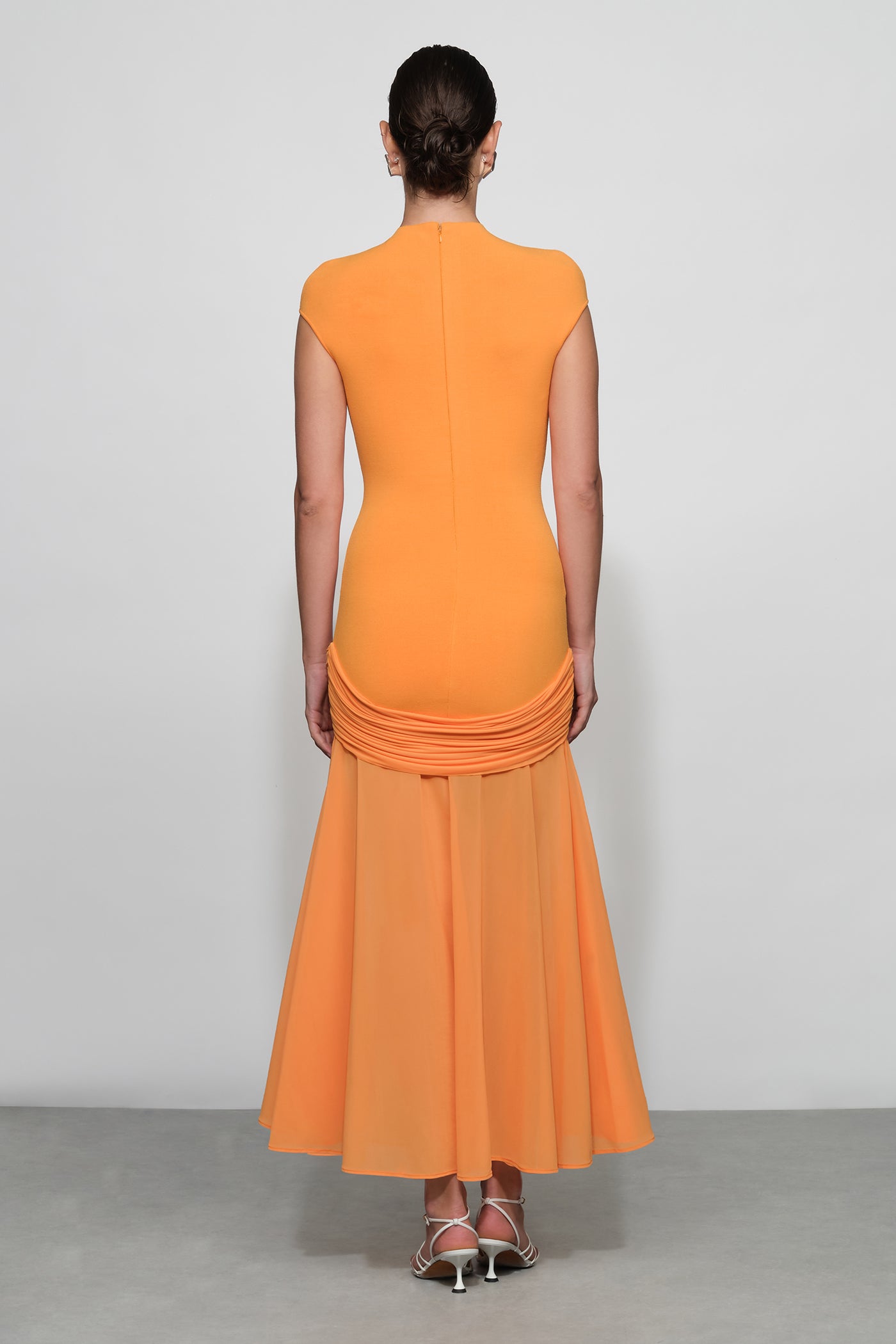 Nola Knit Combo Dress L / Tangerine Nola Knit Combo Dress L / Tangerine