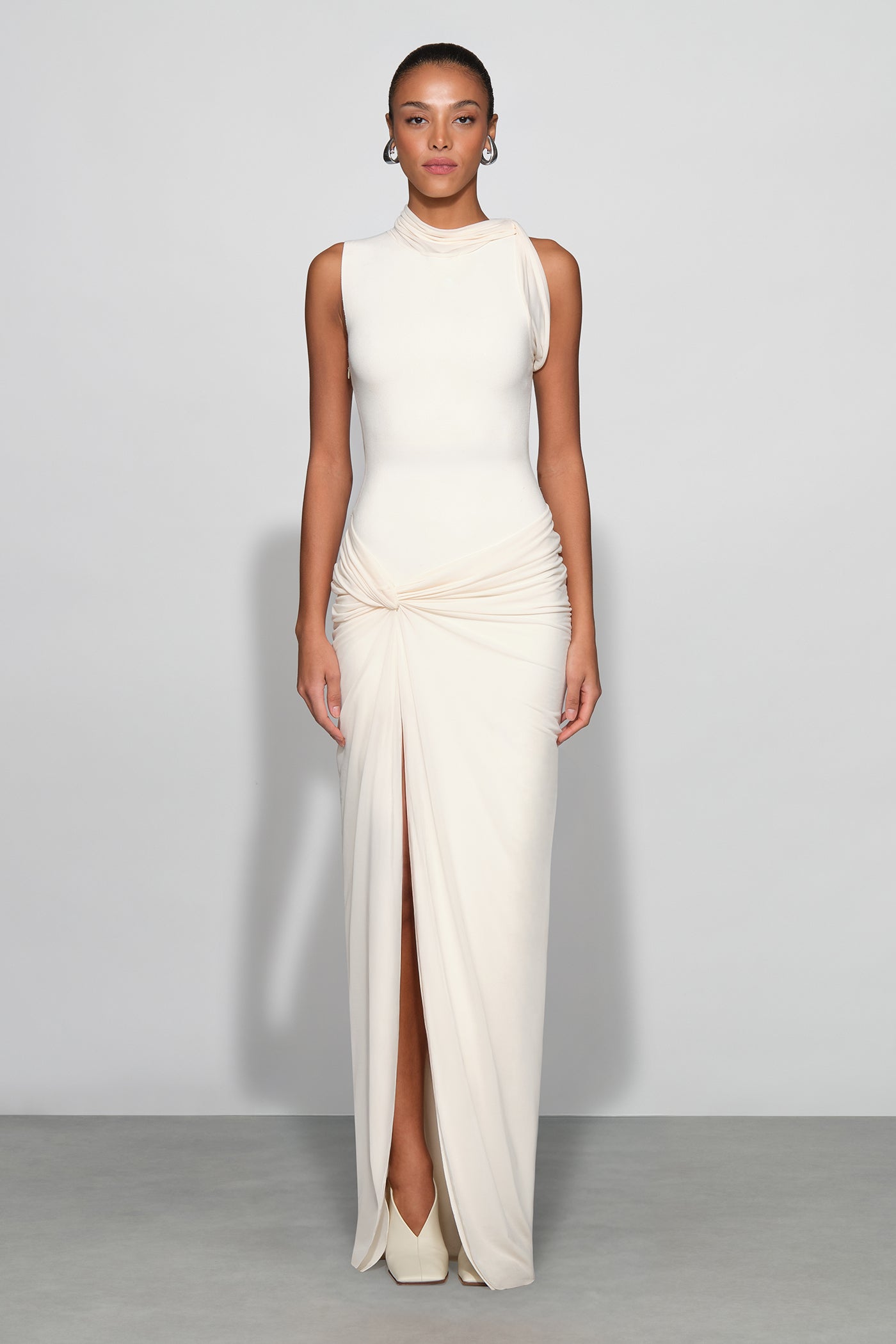 Imogen Knit Combo Gown