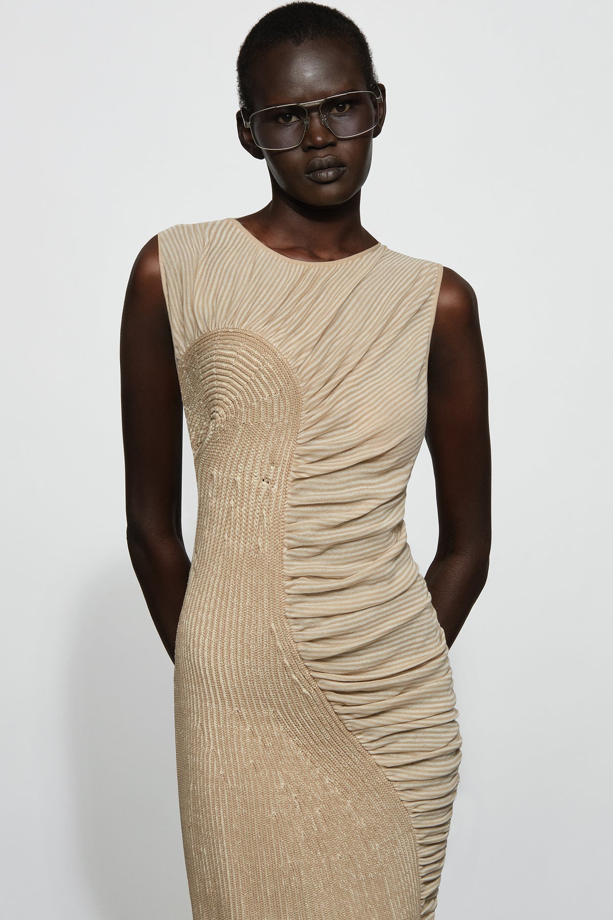 Aisling Combo Knit Dress