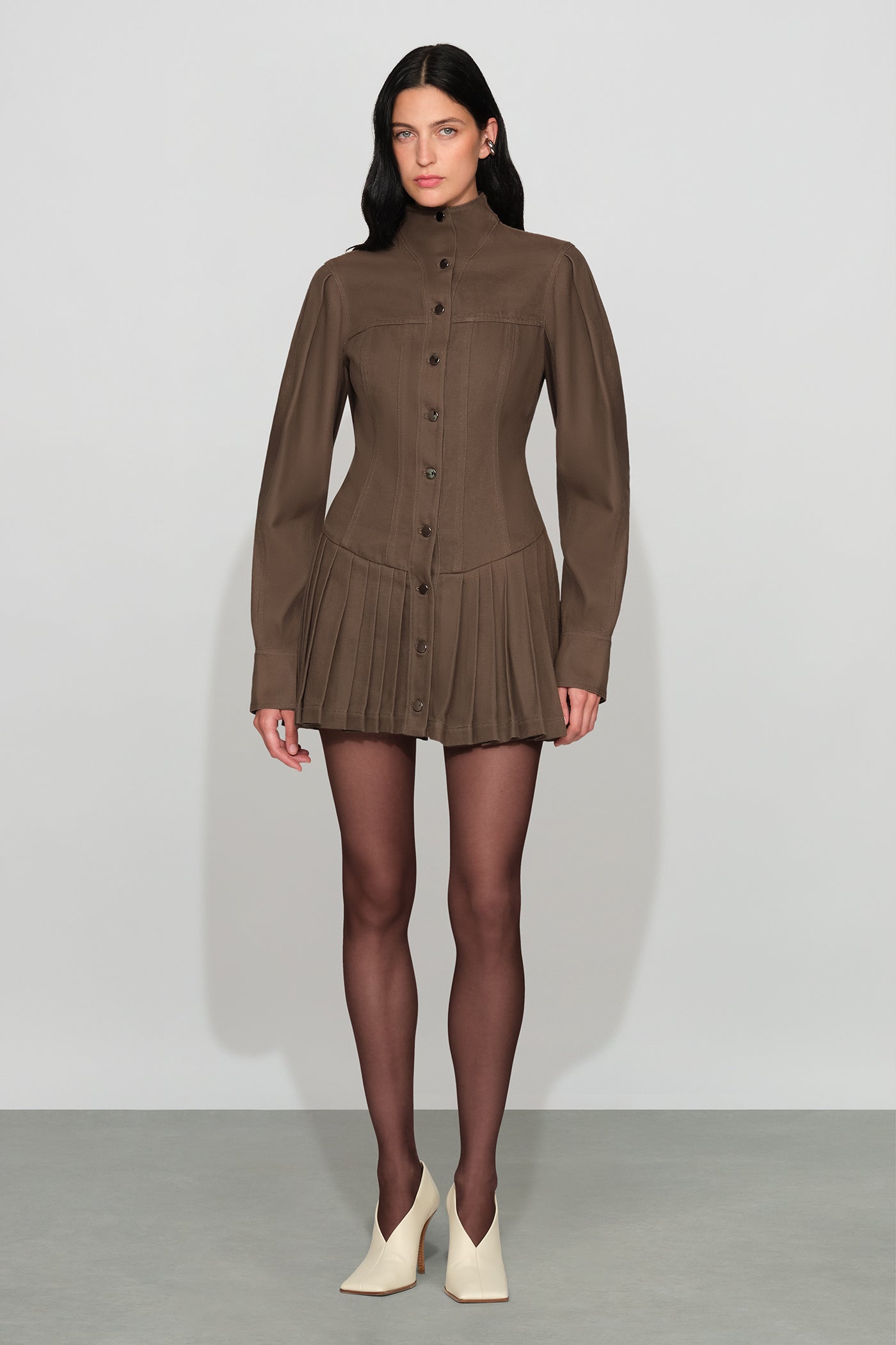 Solene Denim Mini Dress