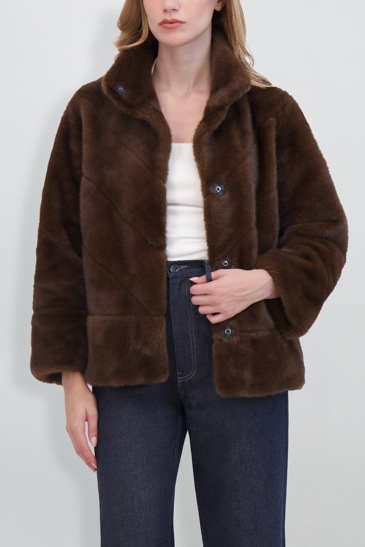 Fur-Free Mink Jacket